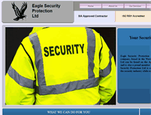 Tablet Screenshot of eaglesecurityprotection.co.uk